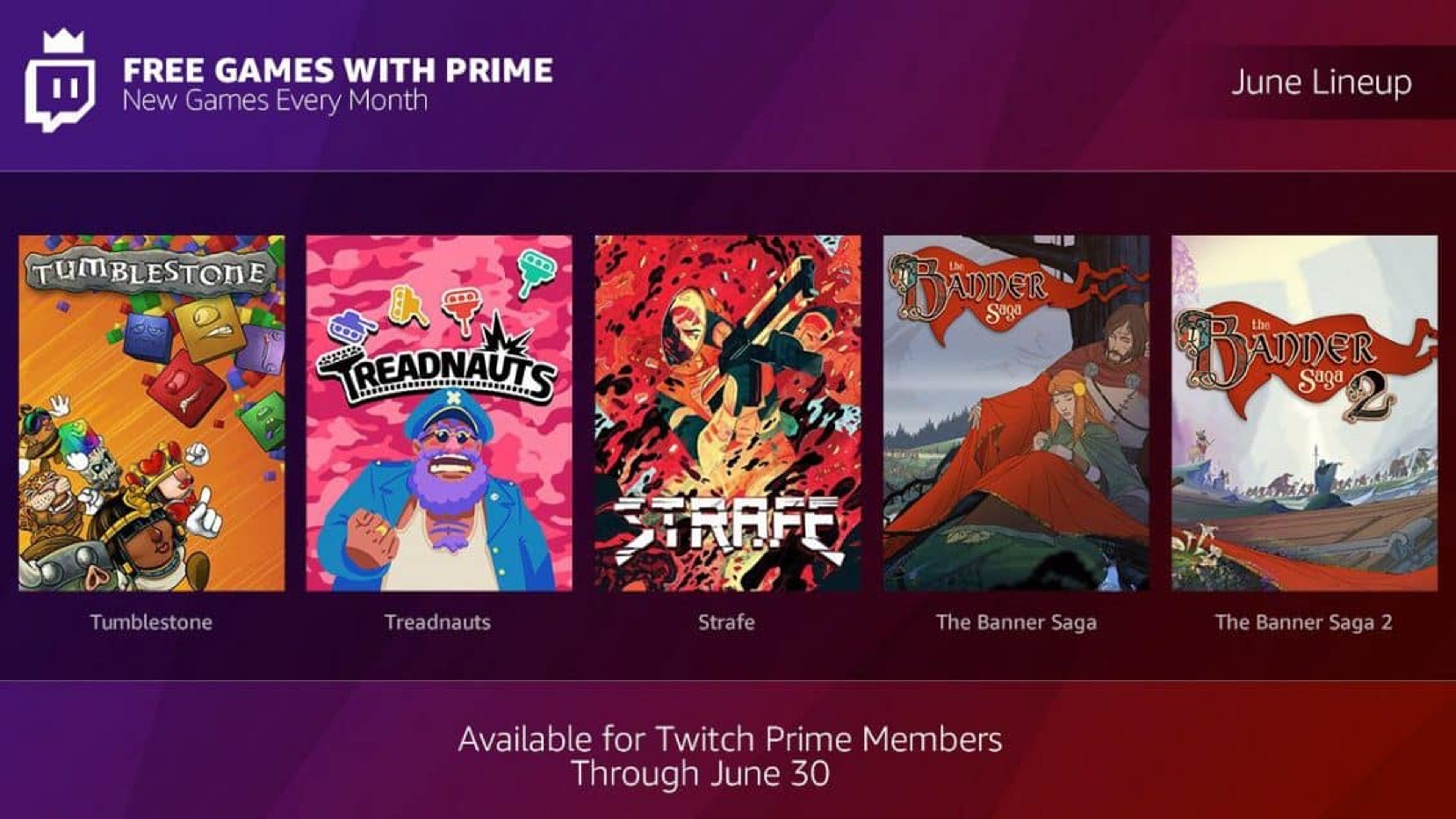 Twitch Prime: Nuovi giochi gratis per il mese di Giugno. Copertina