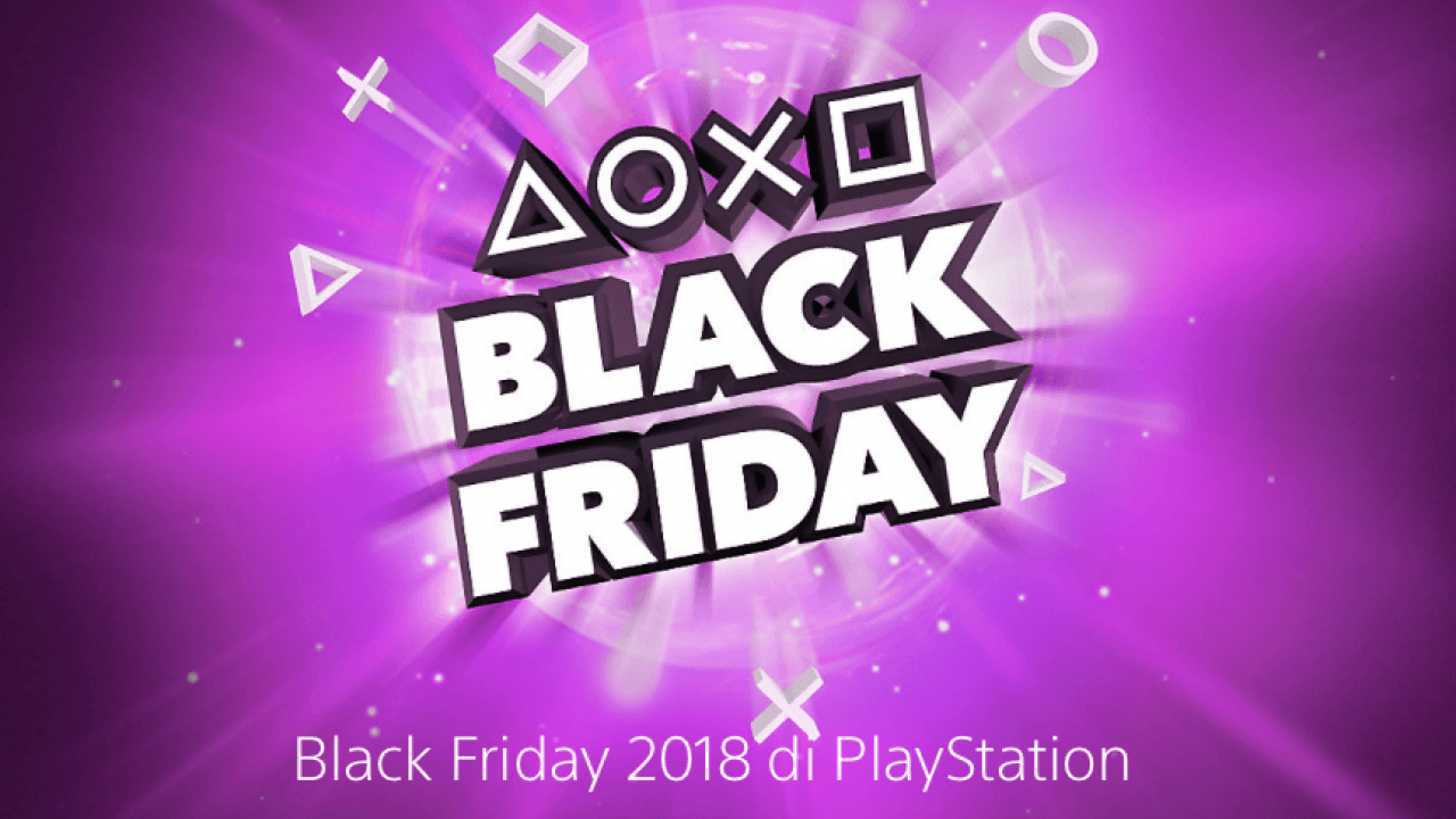 Black Friday 2018: Sony inizia col botto.
