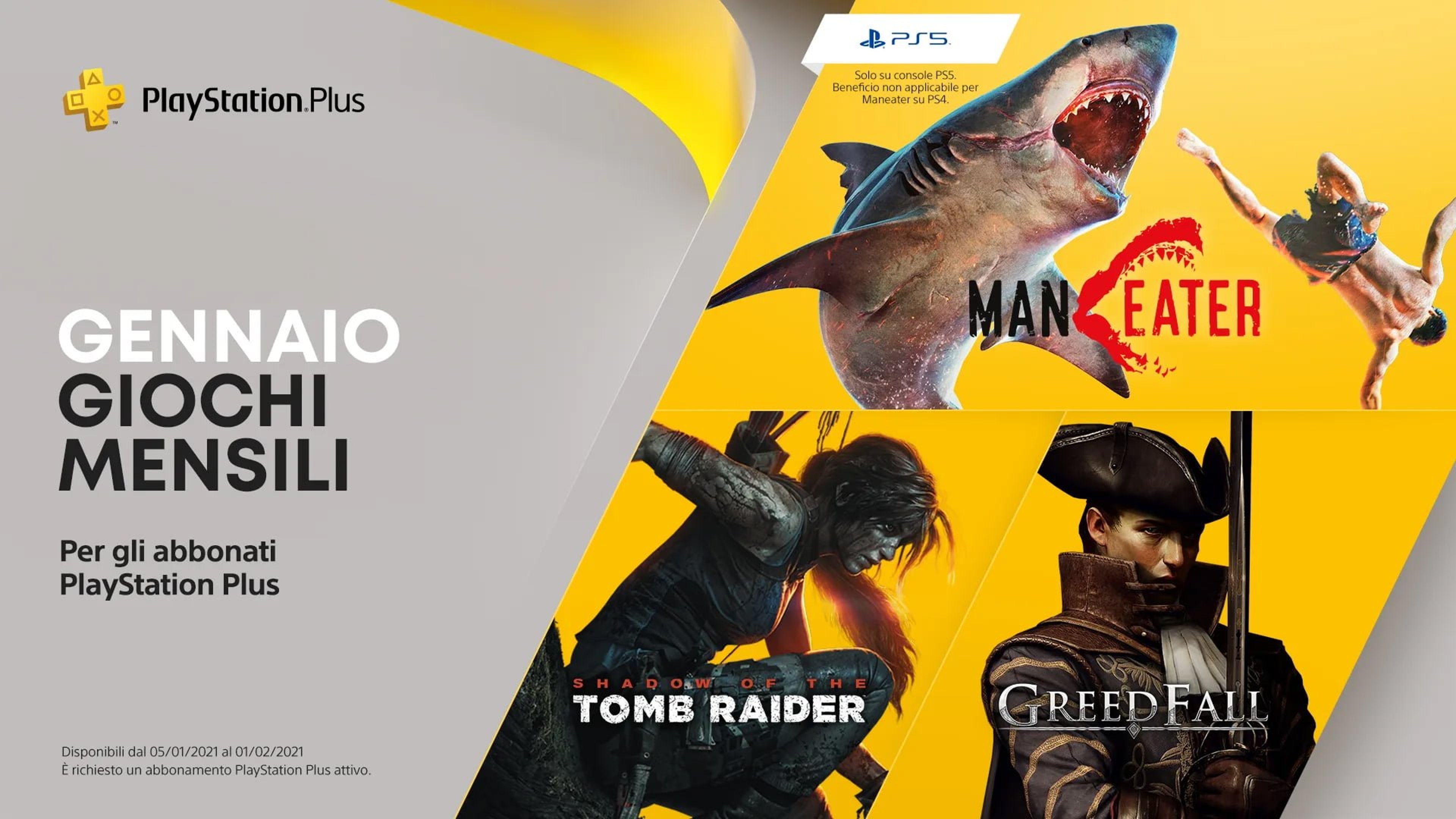 PlayStation Plus: rivelati i 3 titoli di gennaio Cover