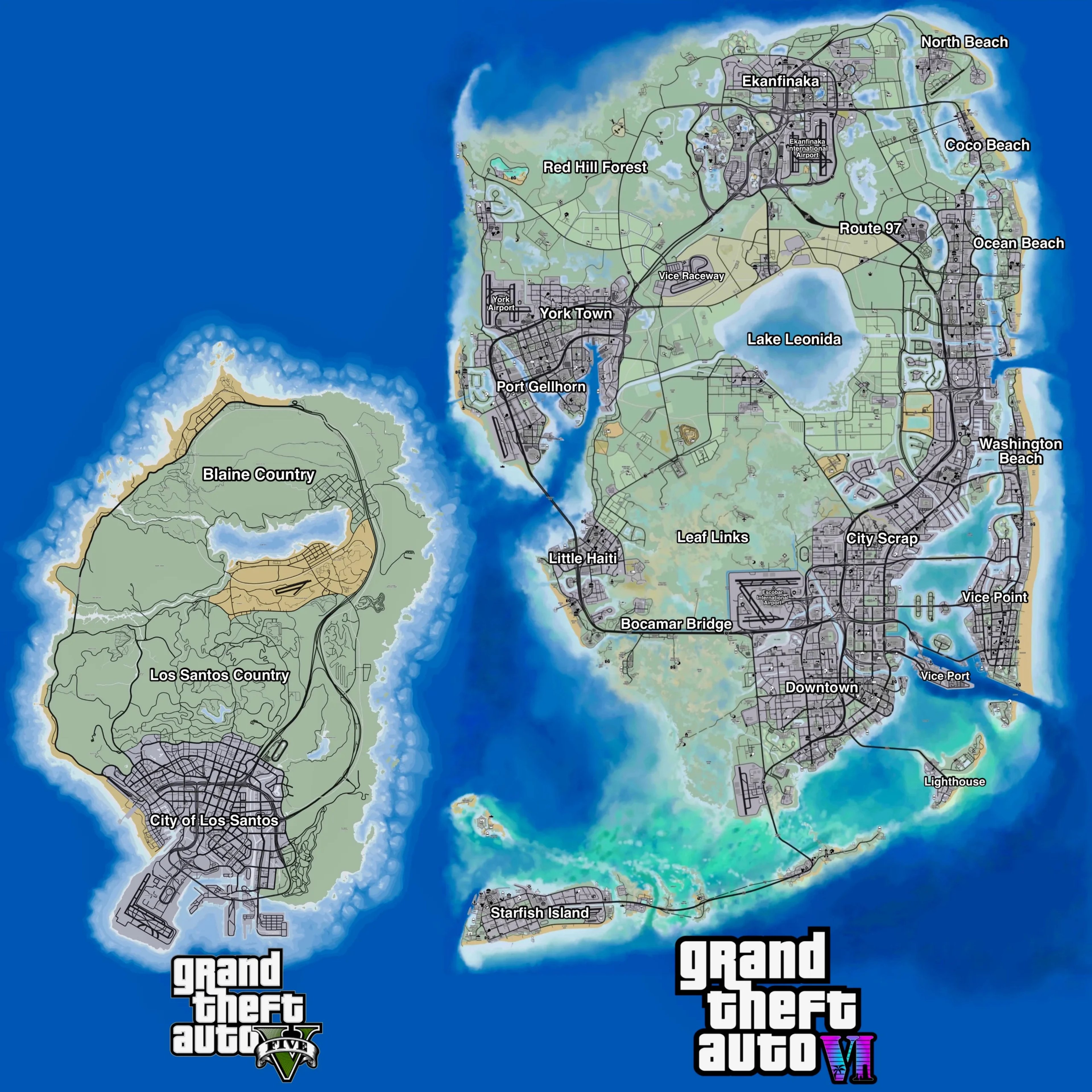 Leak GTA 6 map