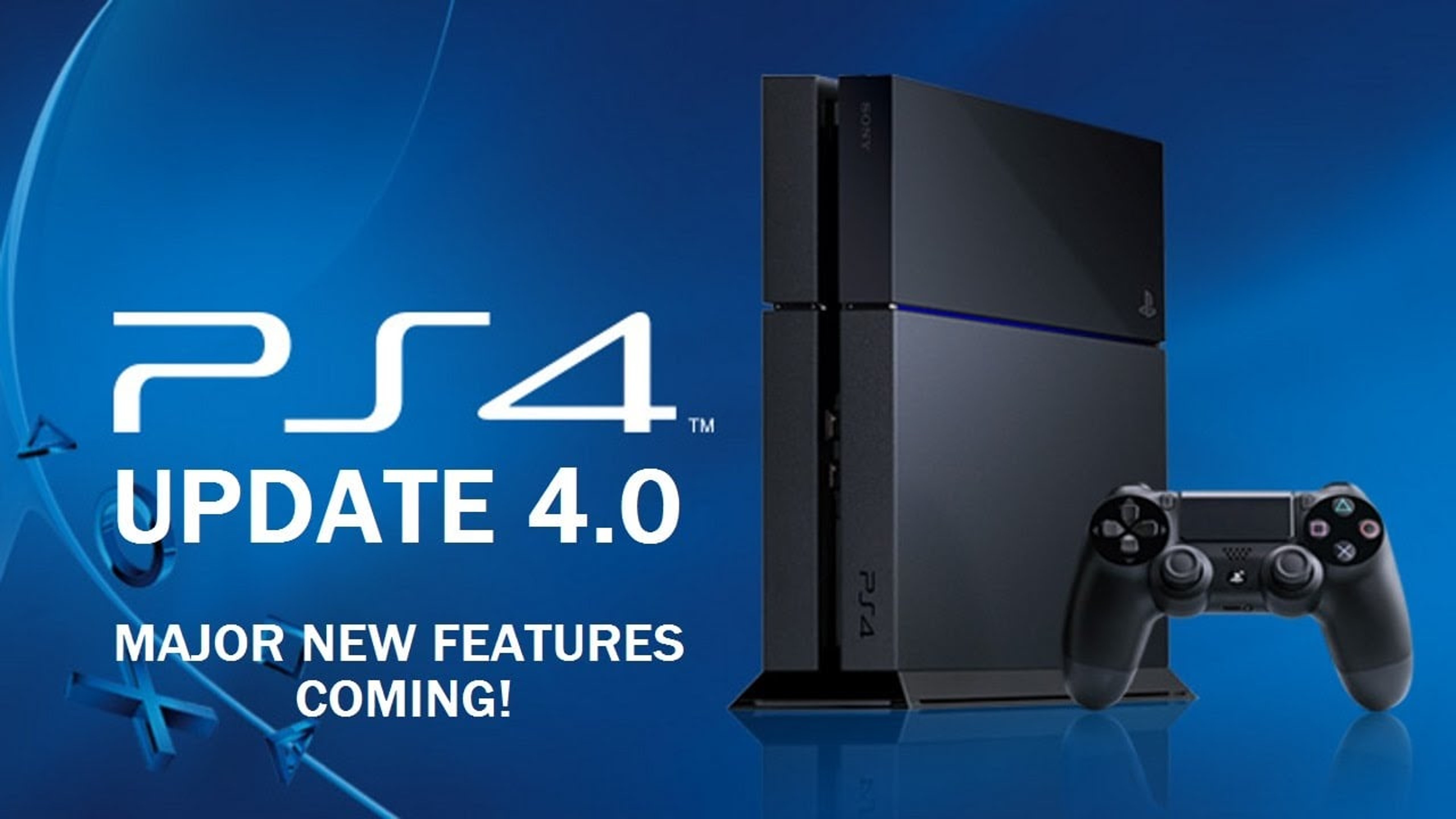 PlayStation 4 – Disponibile l'aggiornamento di sistema 4.0