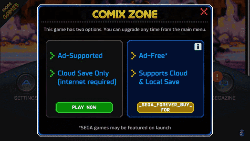 Sega forever, il netflix dei giochi mobile