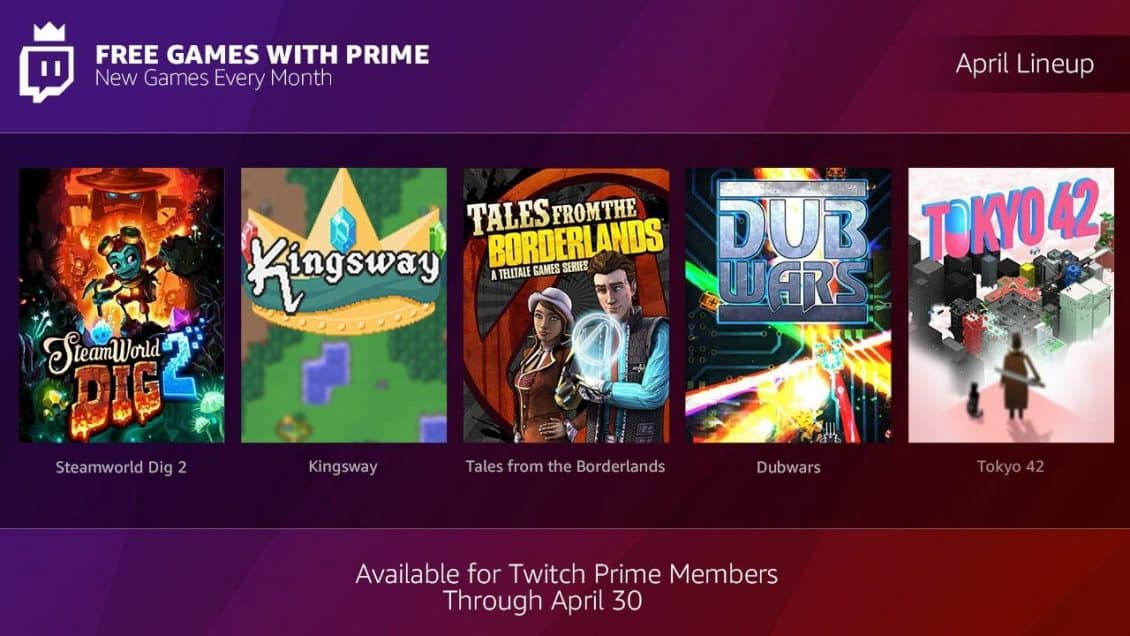 Twitch amazon prime lineup
