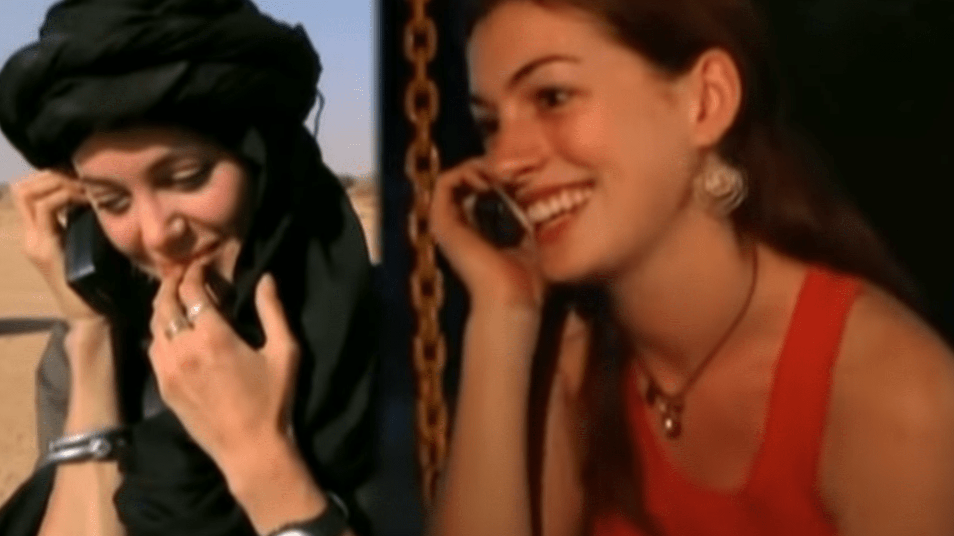 Angelina jolie e anne hathaway in una scena del documentario