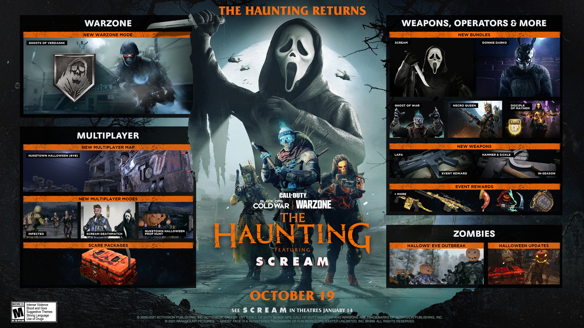 The haunting: evento warzone per halloween 2021