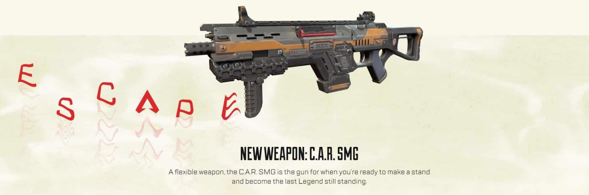 Car smg: nuova arma di apex legends