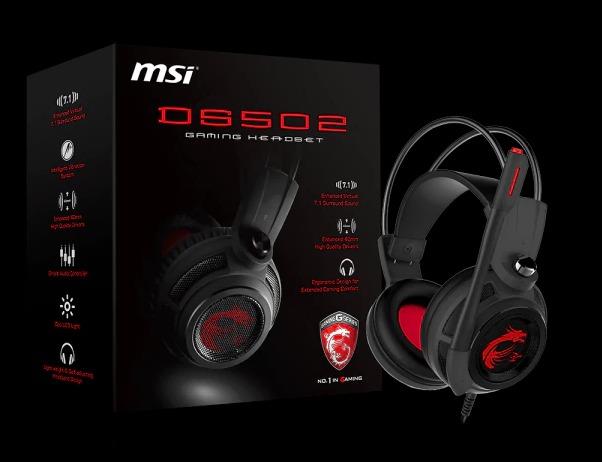 Msi headset ds 502, recensione